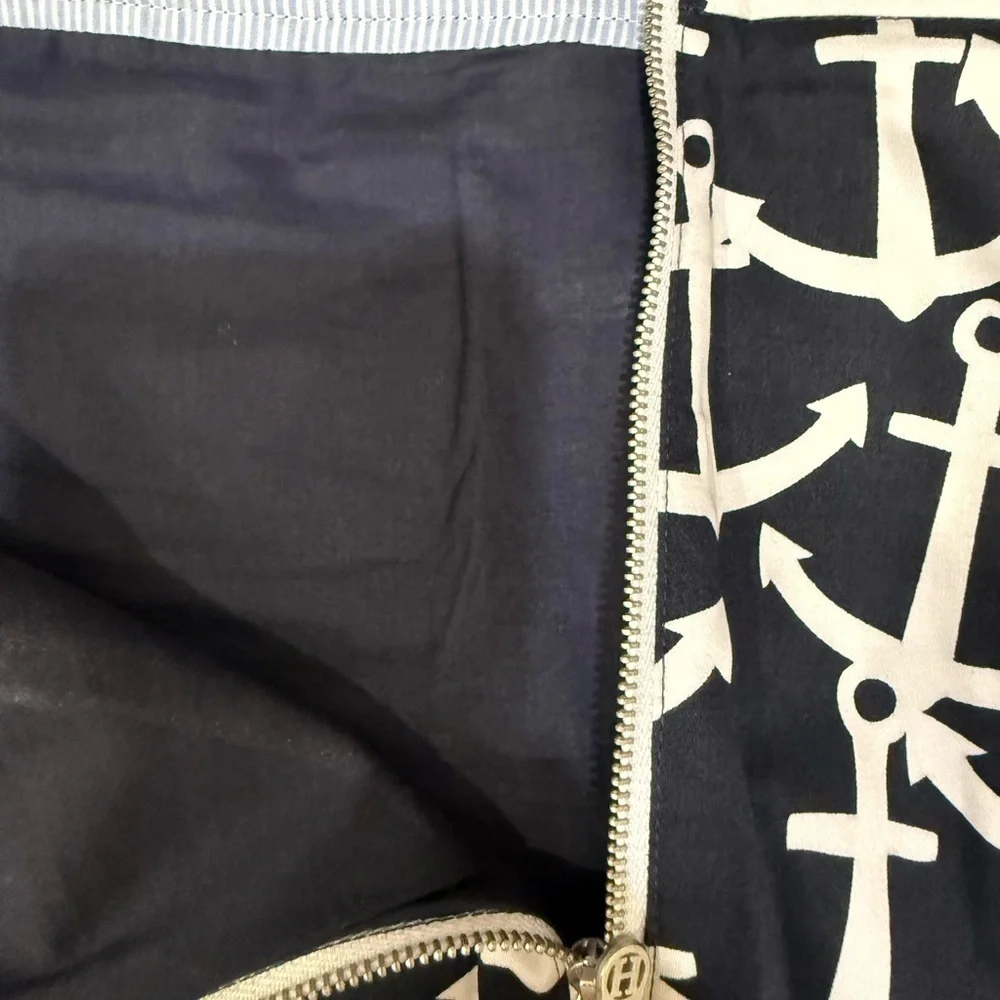 Hatley Nautical Anchor Navy & White Skirt Size 6